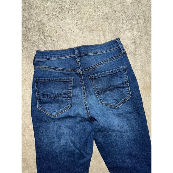 Mudd Jeans Women's Size 3 Blue Denim High-Rise Legging FLX Stretch Flat Front - Picture 10 of 12